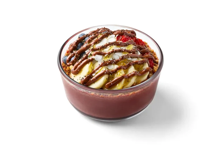 Acai Bowl With Nutella from the tropical smoothie menu