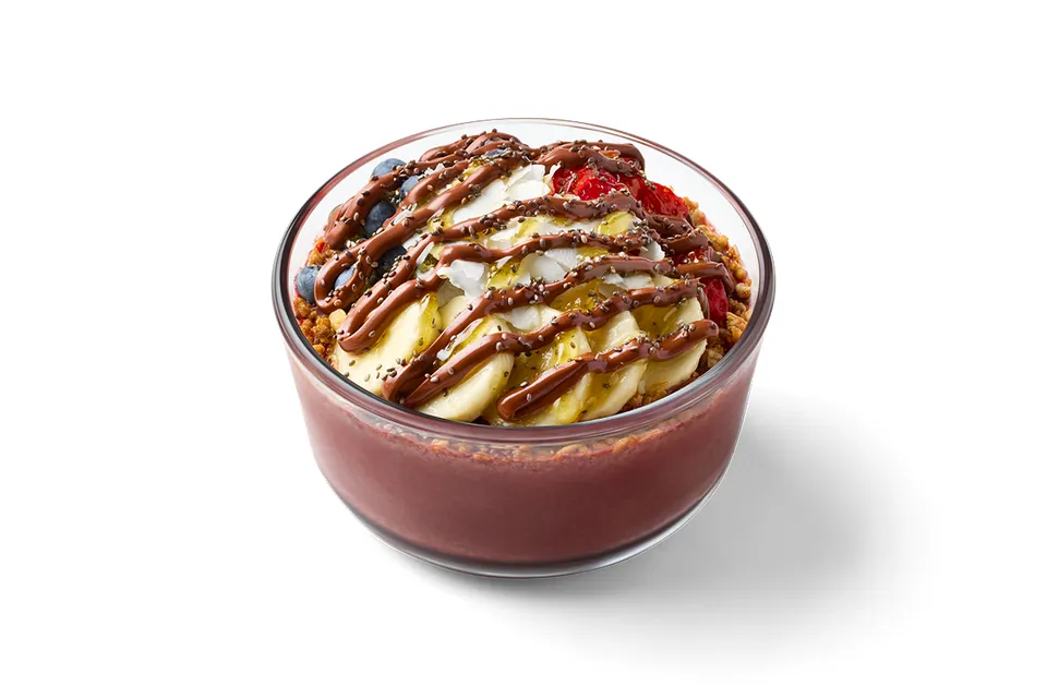 Acai Bowl With Nutella from the tropical smoothie menu
