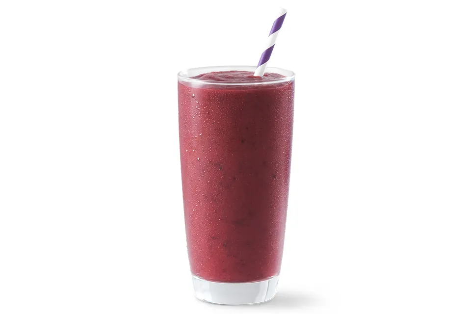 Blueberry Bliss from the tropical smoothie menu