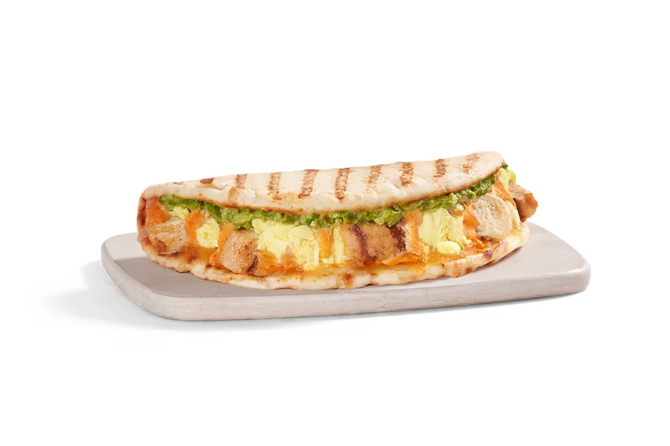 Cali Breakfast Flatbread from the tropical smoothie menu