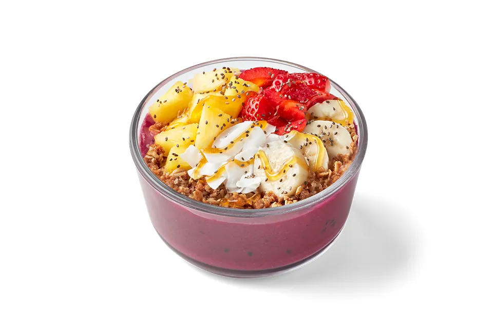 Dragon Fruit Bowl from the tropical smoothie menu