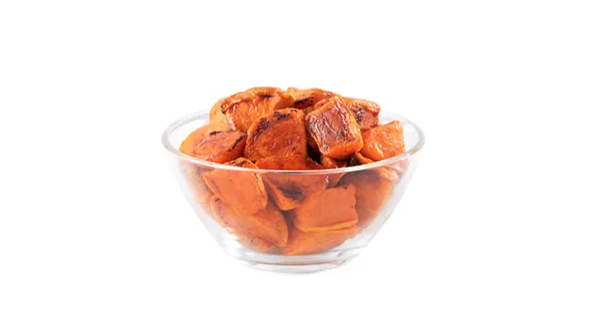 Maple Kissed Sweet Potatoes from the tropical smoothie menu