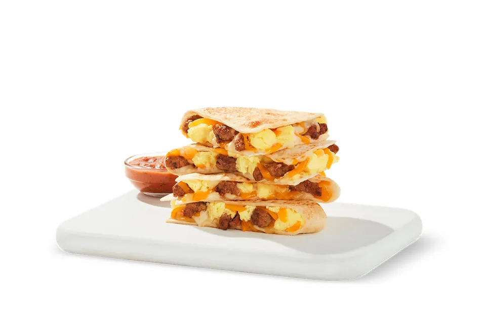 Sausage Egg And Cheese Dilla from the tropical smoothie menu