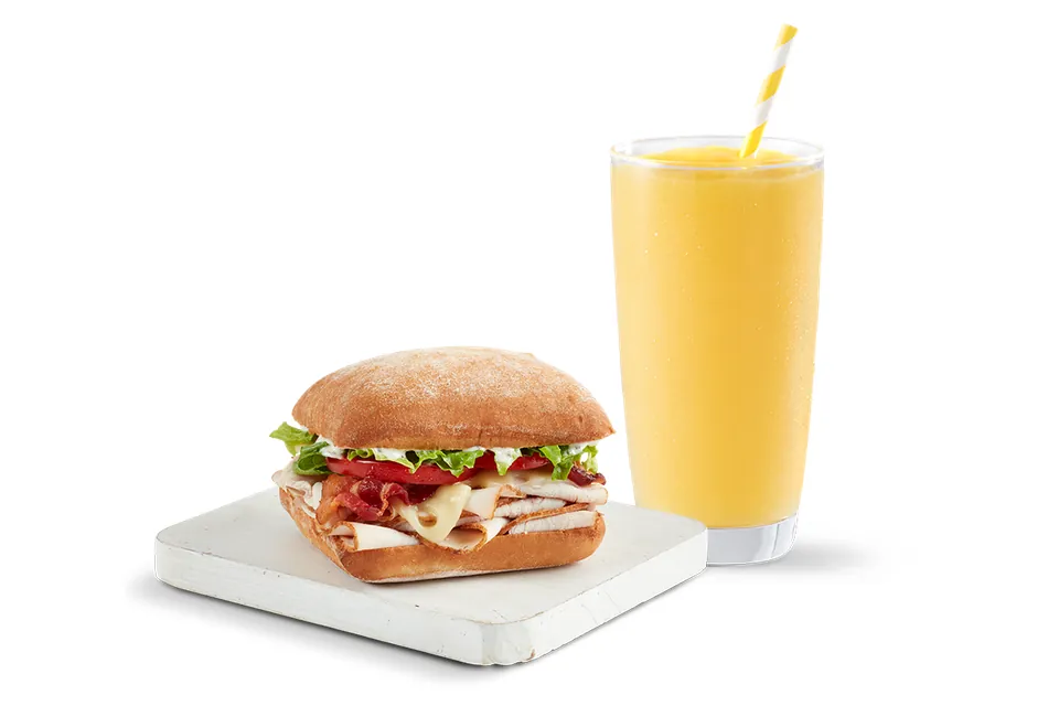 Smoothie And A Sandwich from the tropical smoothie menu