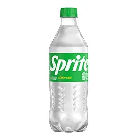 Sprite 20 Oz from the tropical smoothie menu